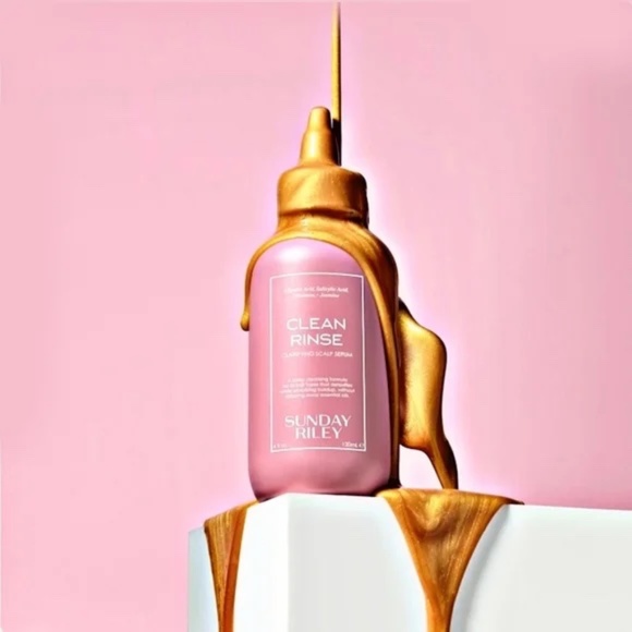 NIB Sunday Riley Clean Rinse Clarifying Scalp Serum with Niacinam Rose C… - Picture 2 of 9